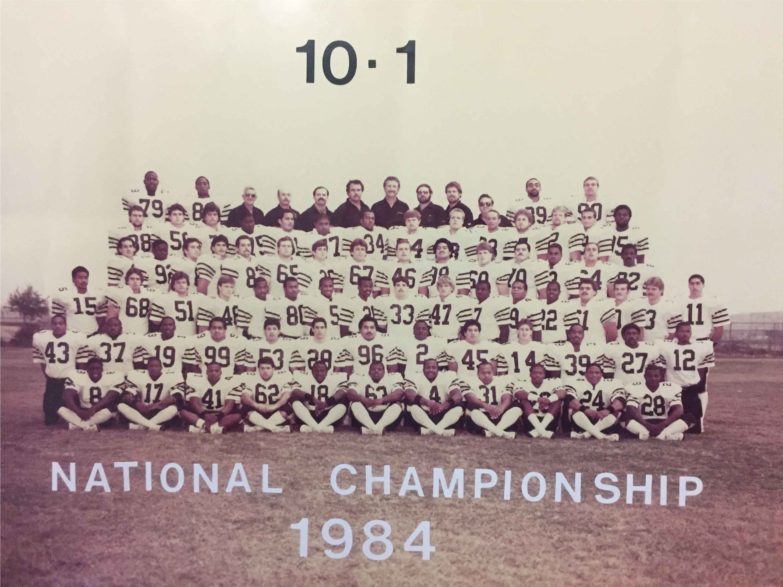 1984 Taft College football team