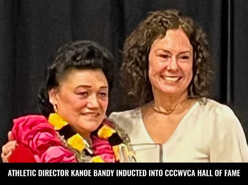 Kanoe Bandy being inducted into CCWVCA Hall of Fame