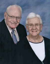 A portrait of Stanley and Madalyn Hutchison